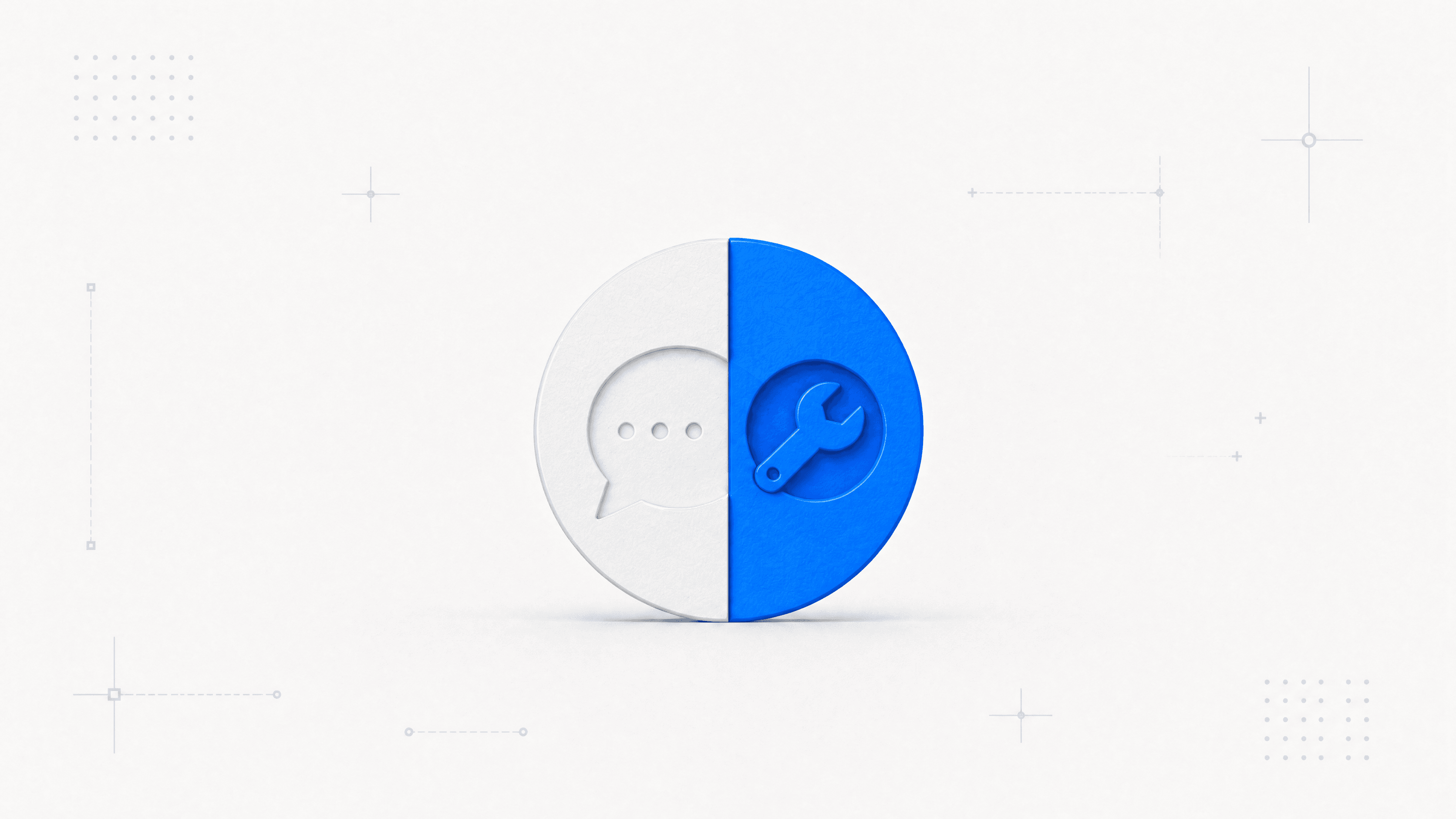 Abstract cover illustration for Answering is the easy half