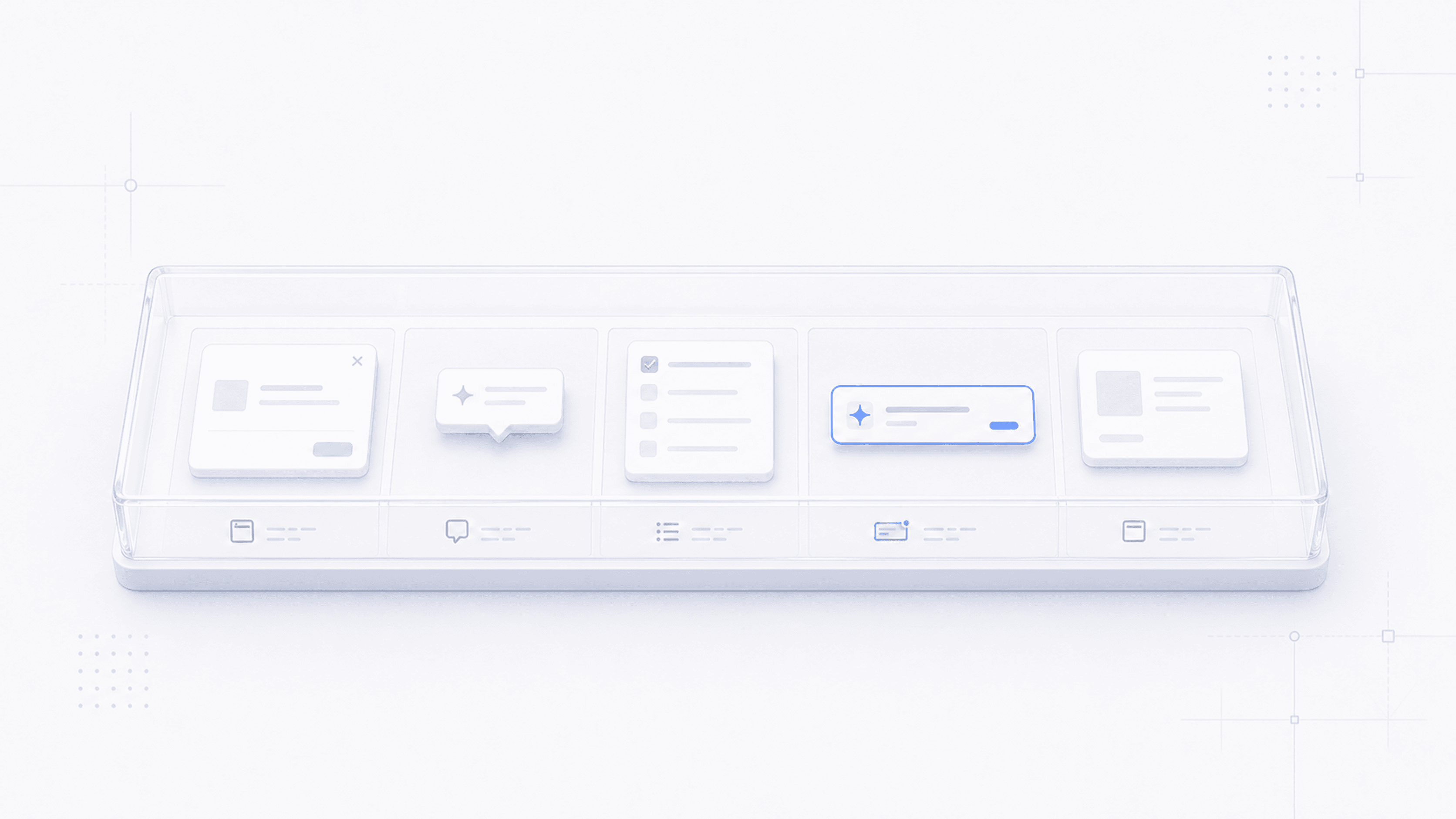 Abstract cover illustration for Components on ProductOnboarding.com