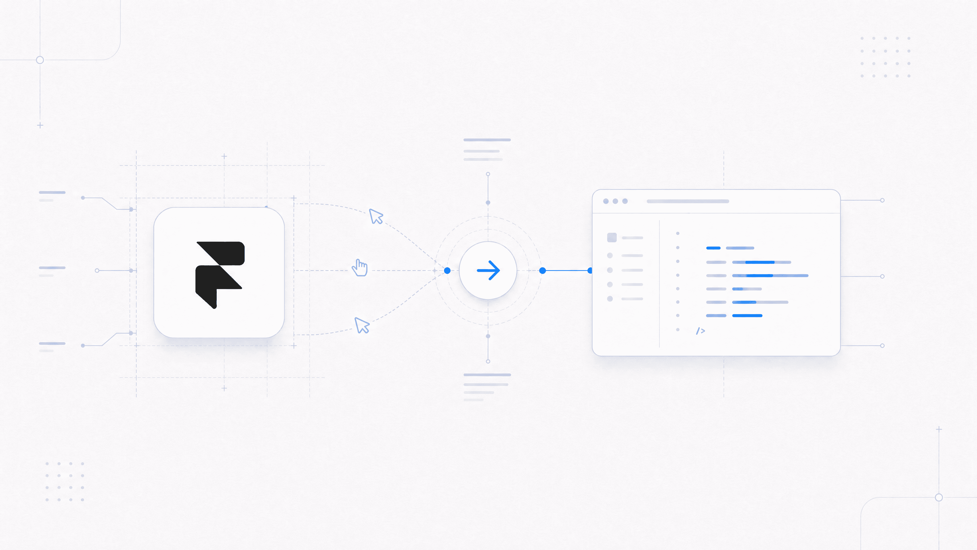 Abstract cover illustration for How we migrated our marketing site off Framer to code
