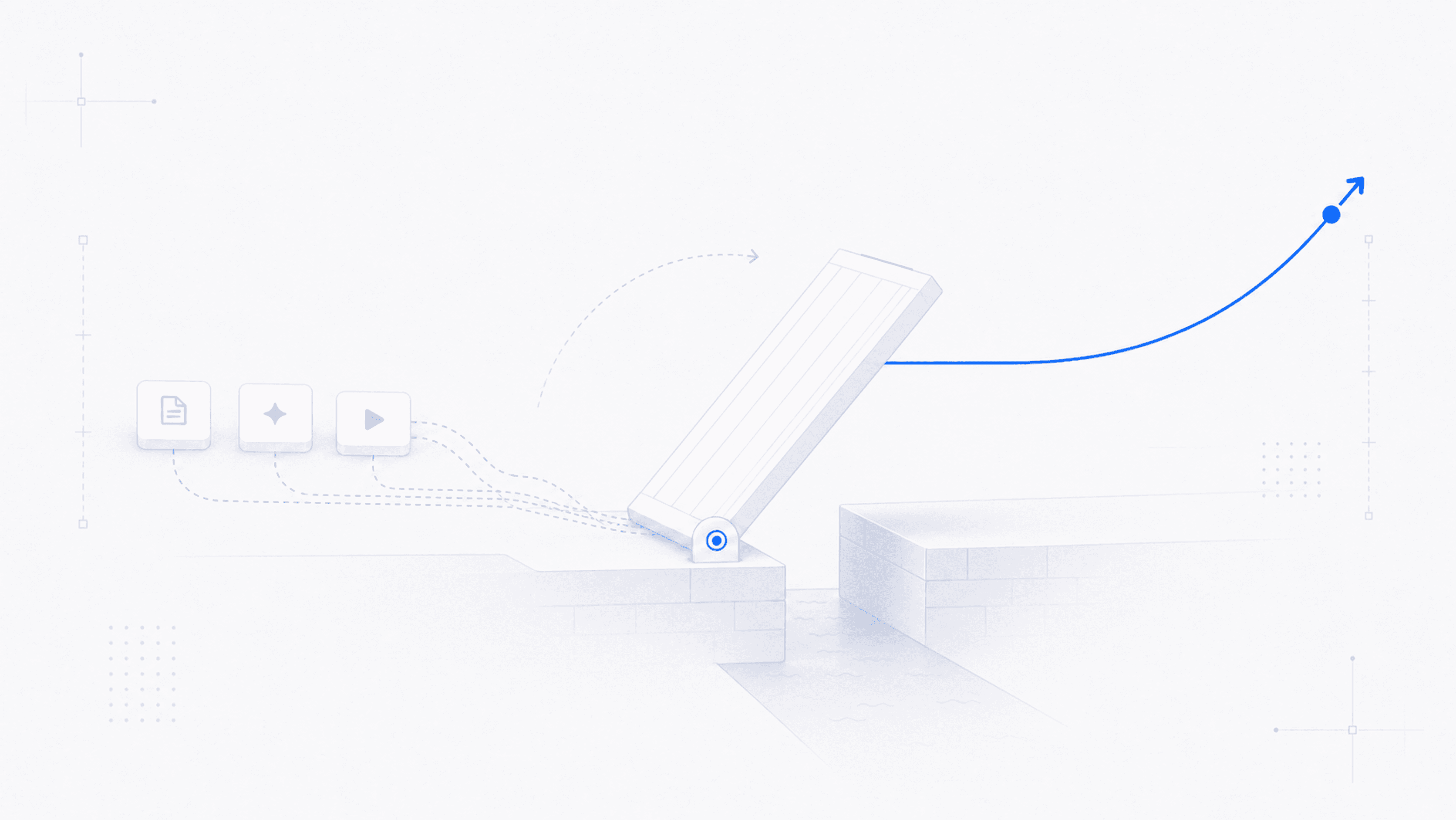 Abstract cover illustration for The moat just flipped: shipping faster used to break your help center